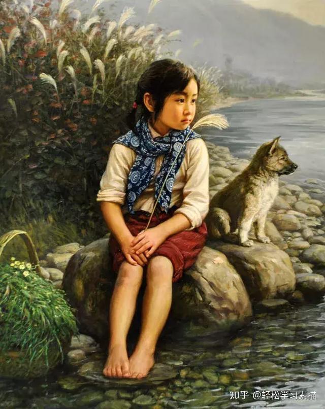 油画里刻骨的乡愁，看了想哭的人都有美丽的童年- 知乎