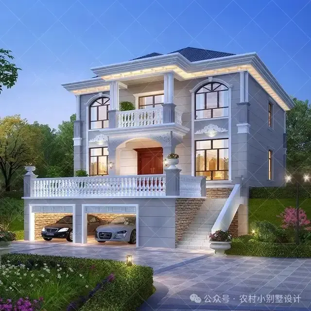 2025农村自建房爆款！30套现代三层设计，挑空客厅+屋顶花园别墅 - 知乎