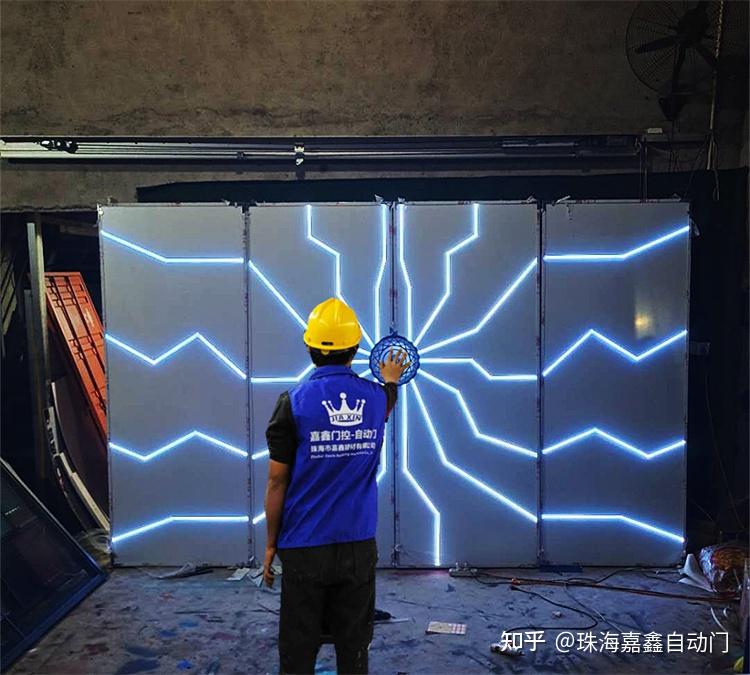 定做抖音网红科技门网红门网红玻璃门