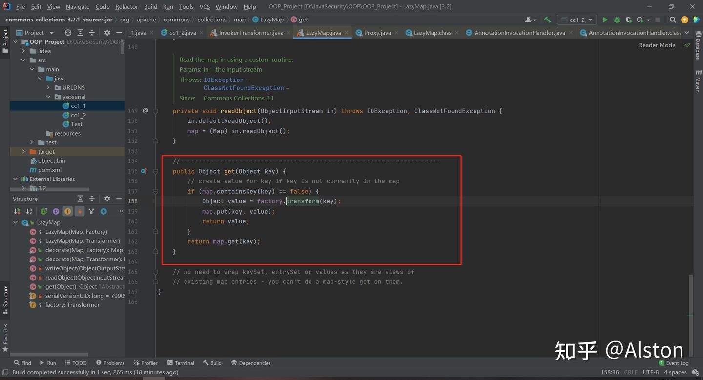 Java反序列化安全 - ysoserial commons collections 1 - 知乎