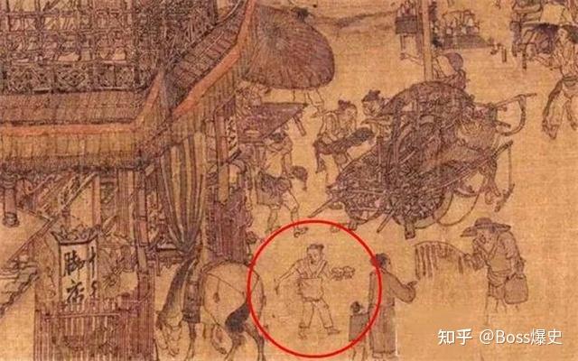 清明上河图》放大100倍，发现一尴尬细节，你看树下男子在干啥- 知乎