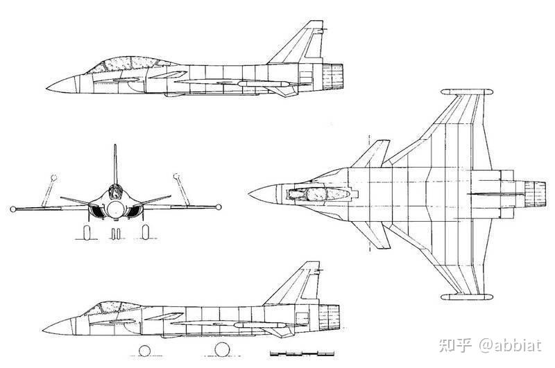 苏75战斗机三视图图片