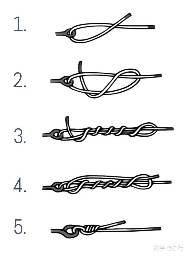 铅头钩绑线方法图解图片