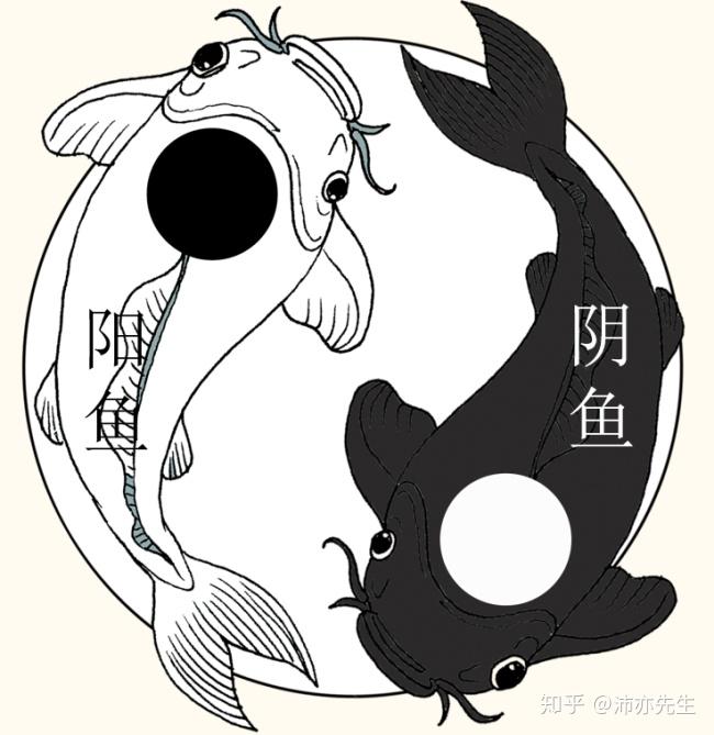 我们发现阳鱼和阴鱼首尾相交,这说明资产价格的上涨和下跌是循环运动