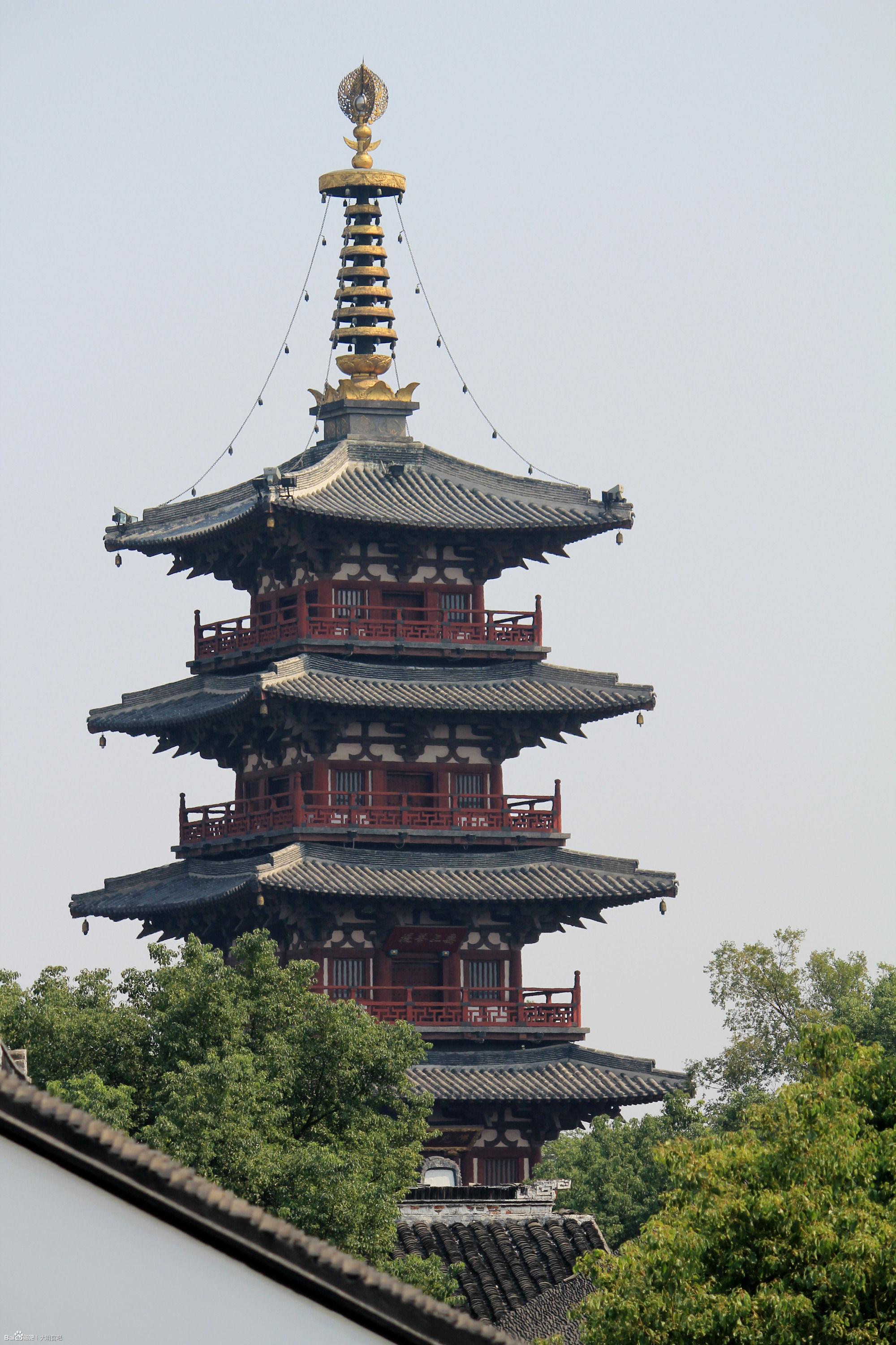苏州这座宝塔，因唐诗而闻名，一不小心红了千年_榫卯_木结构_普明