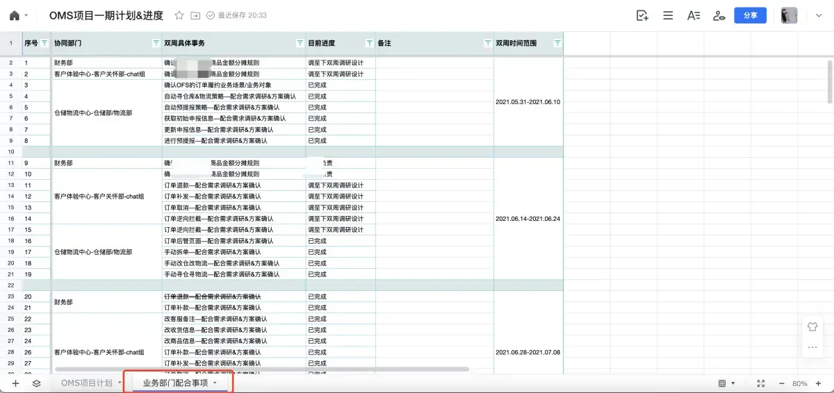 oms01系統搭建下項目開展