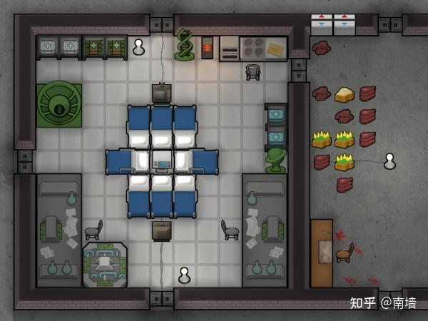 rimworld hospital beds in one room