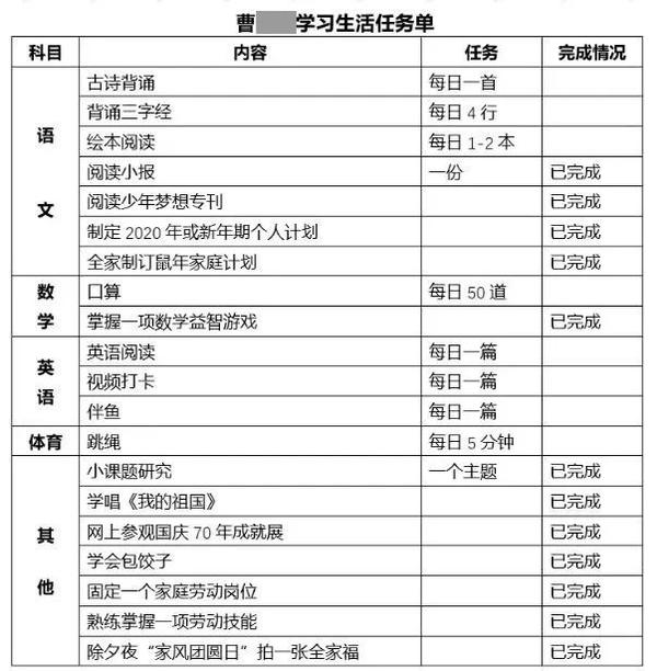 实验二小 中关村一小 人大附小 关于 在家学习 是怎么安排的