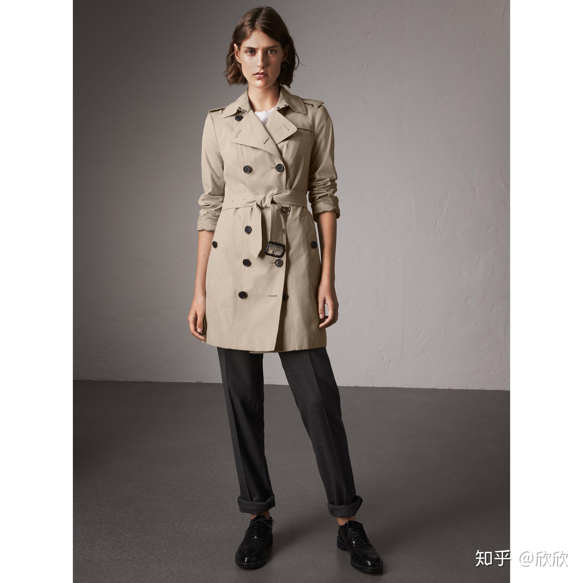 burberry女式中长款桑德林汉姆trench风衣—秀出修长腿型的窈窕淑女