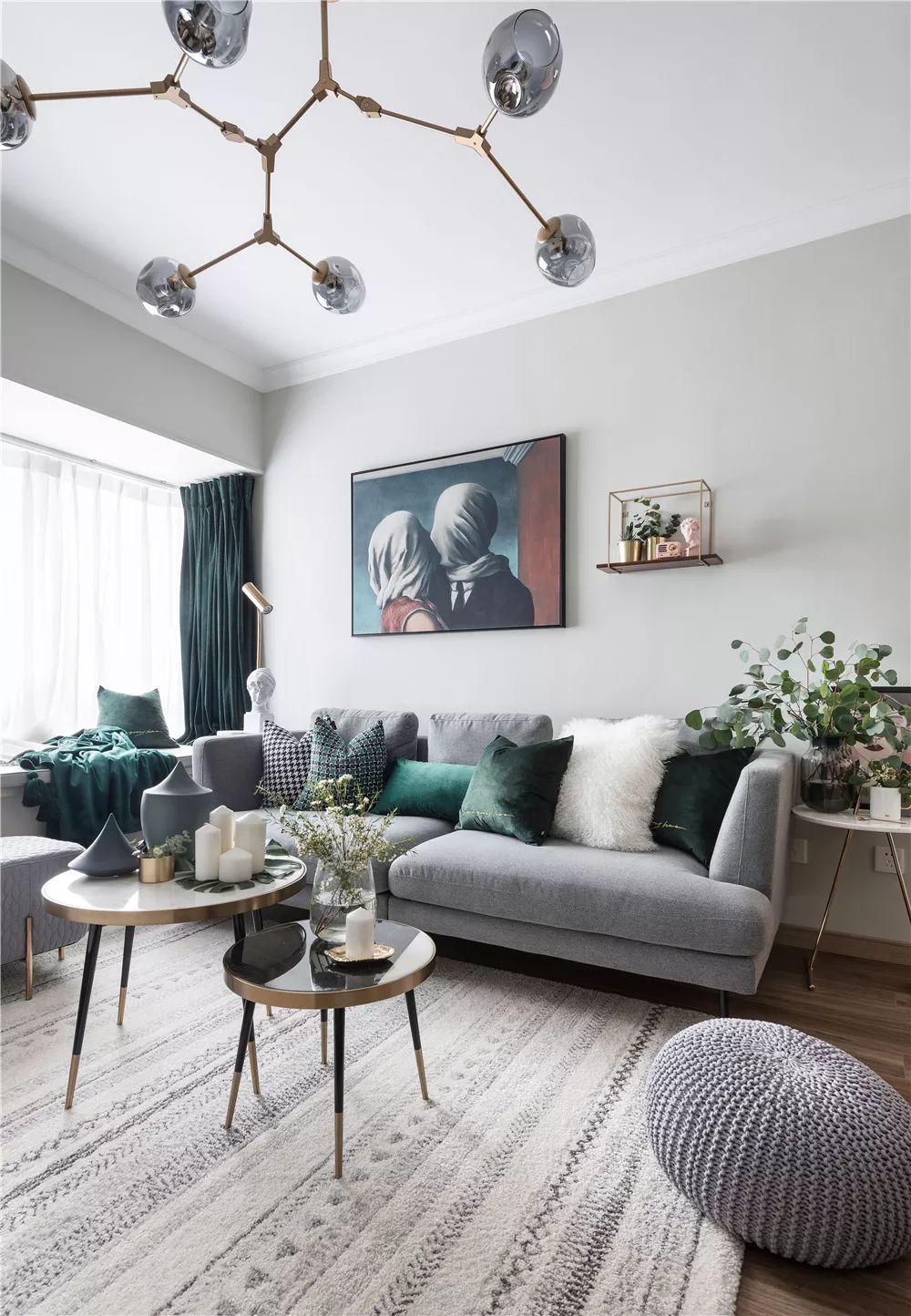 70平的北欧轻奢风小户型二居室,小女生很喜欢的风格 - 知乎