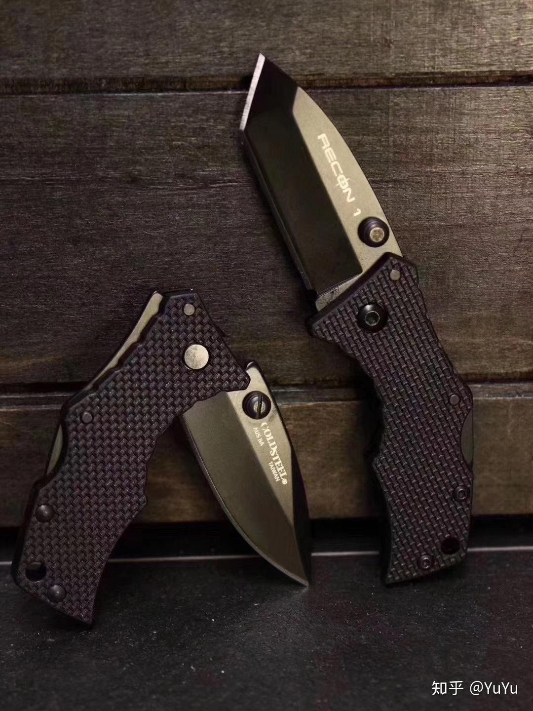 冷钢microrecon1spearpointplainedge迷你侦察兵折刀