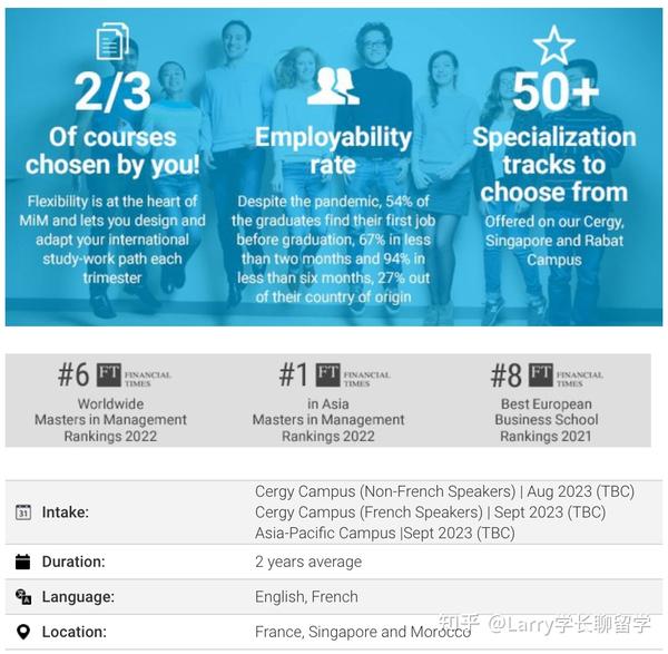 法国TOP2商学院ESSEC，2023本硕博招生时间表完整公布！部分专业无需GMAT 也可申请！ 知乎