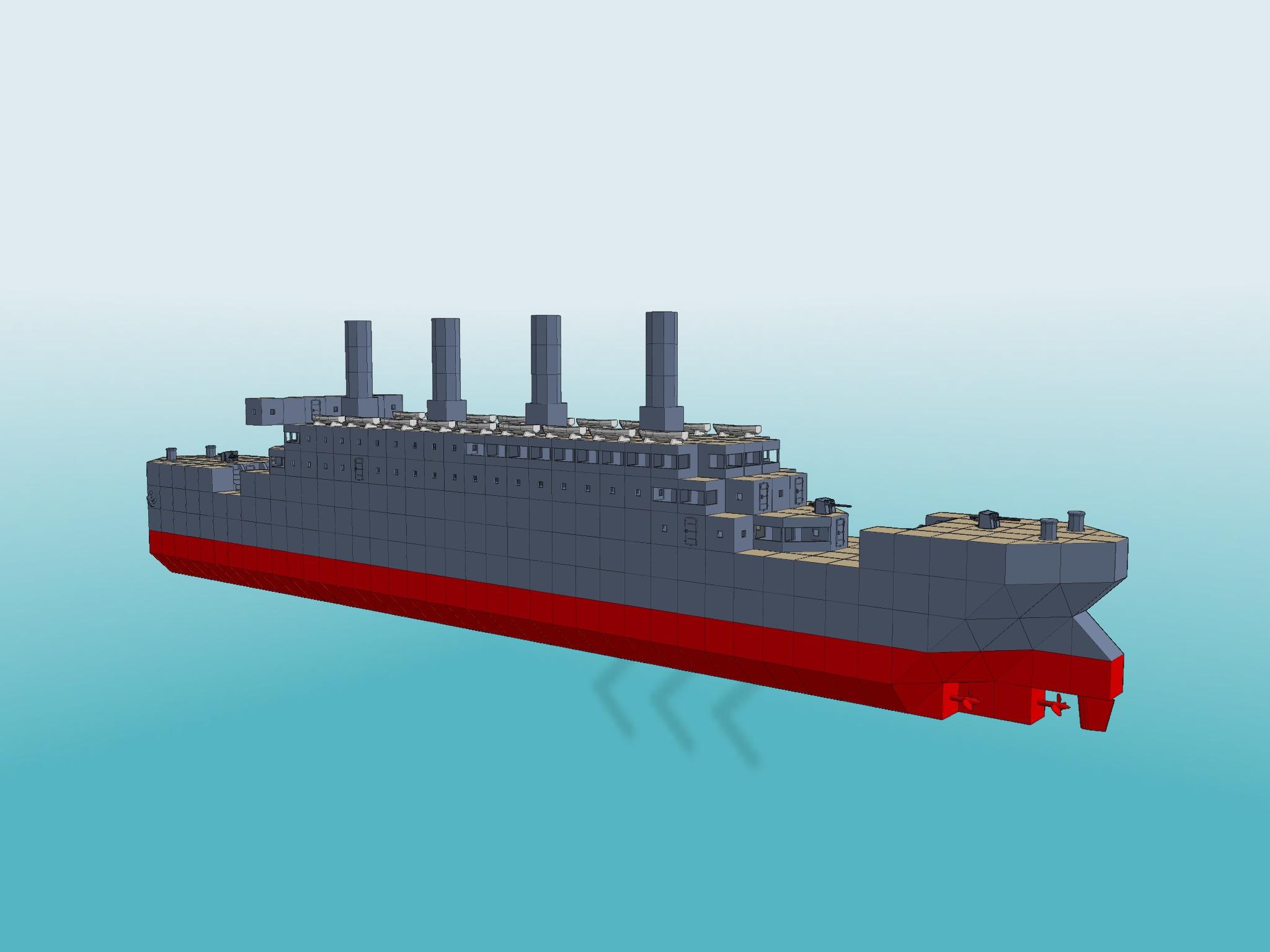 尼可的战舰打造工艺战舰泰坦尼克