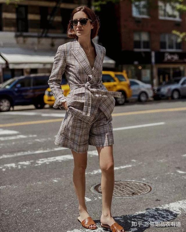 老爹短裤的搭配