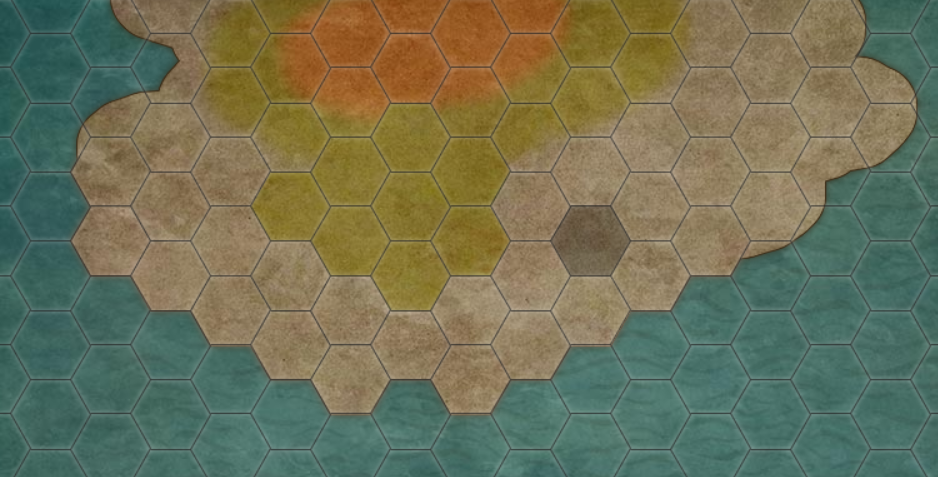 六角格效果下面是一系列用该工具绘制的地图样例(大图预警,各个比例