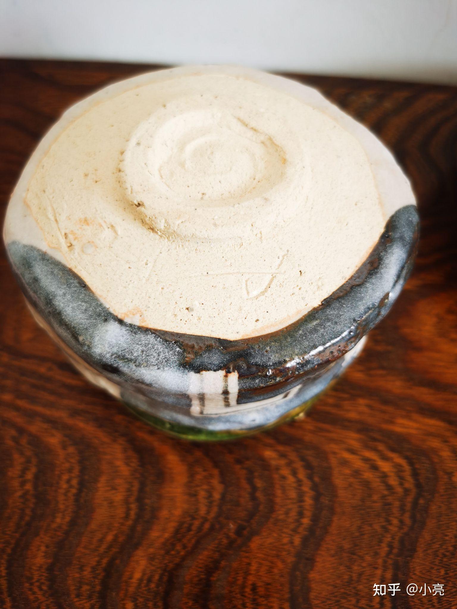 日本回流织部烧抹茶碗