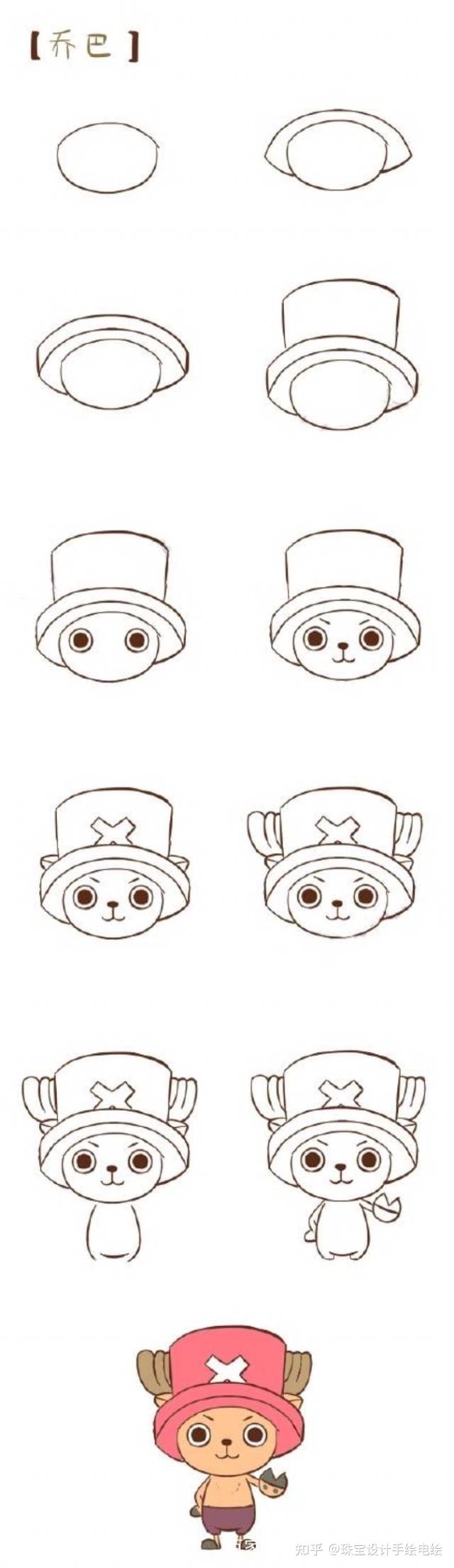简笔画教程只需简单几步轻松画出可爱卡通人物