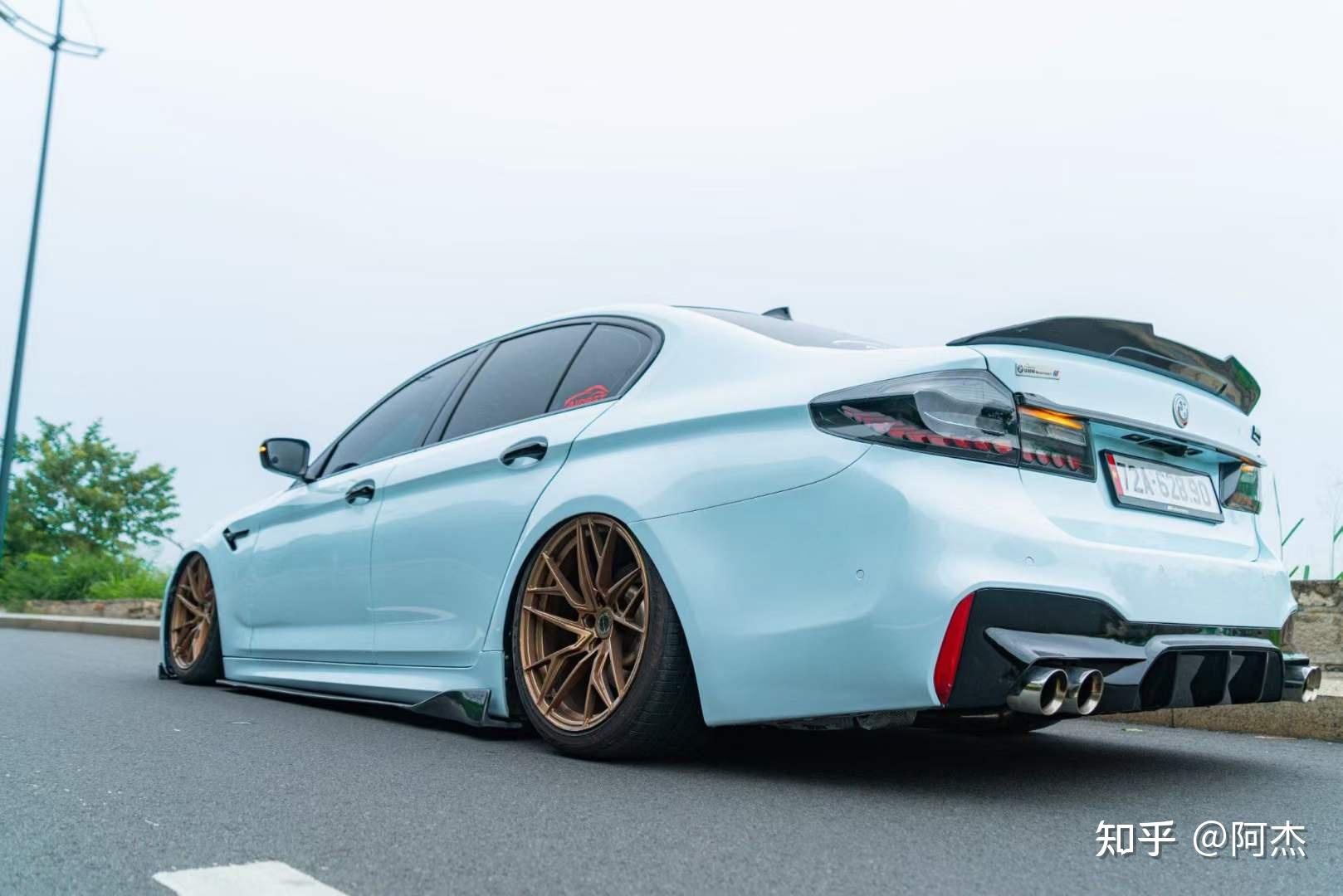 完美低趴姿态宝马5系改装airbft气囊减震