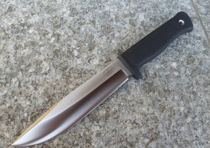 瑞典fka1lvg10三层夹钢银色平刃直刀