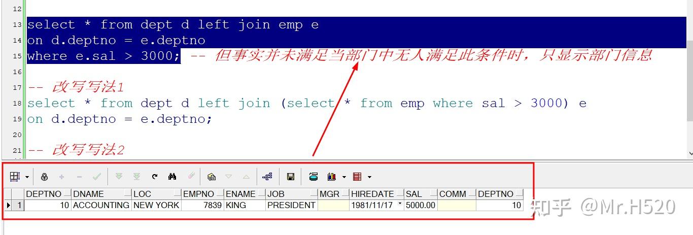 虚假的left join (oracle) - 知乎