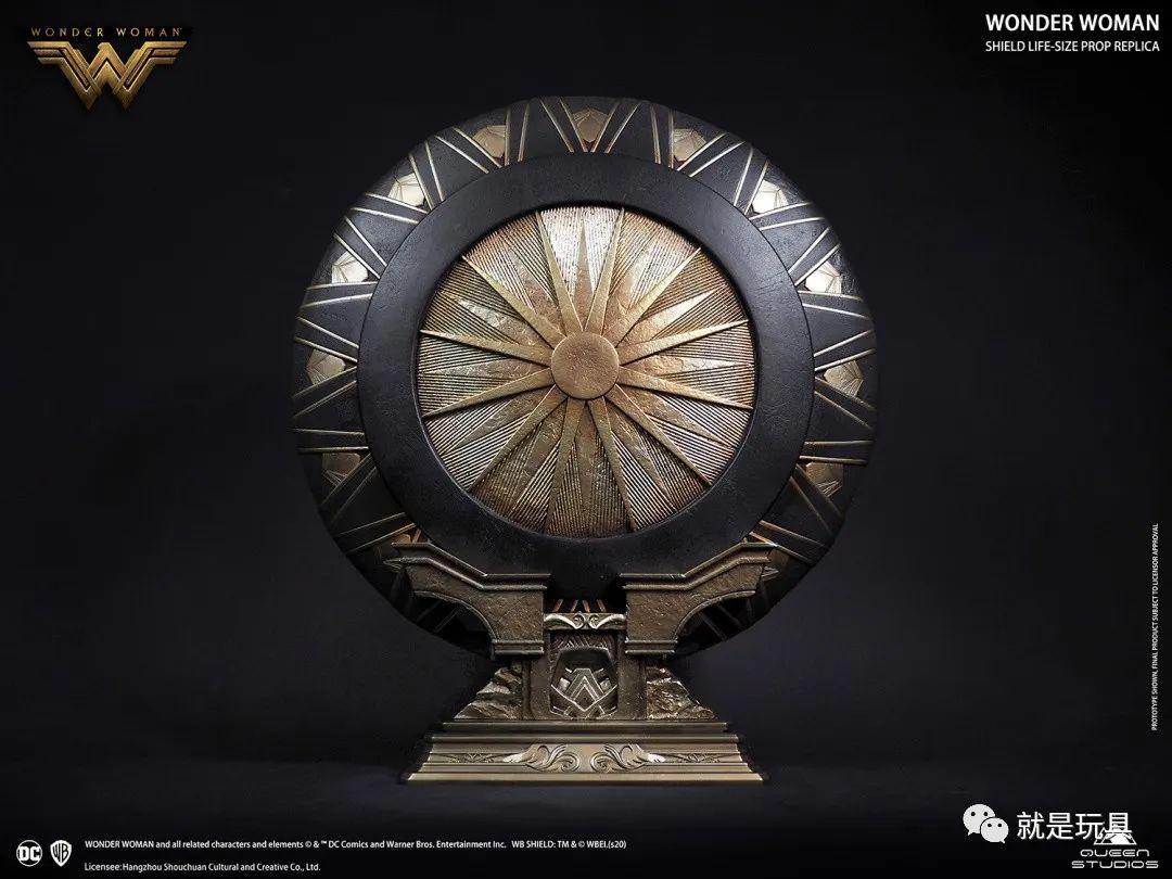 queenstudios神奇女侠11盾牌精美程度远超过美队盾