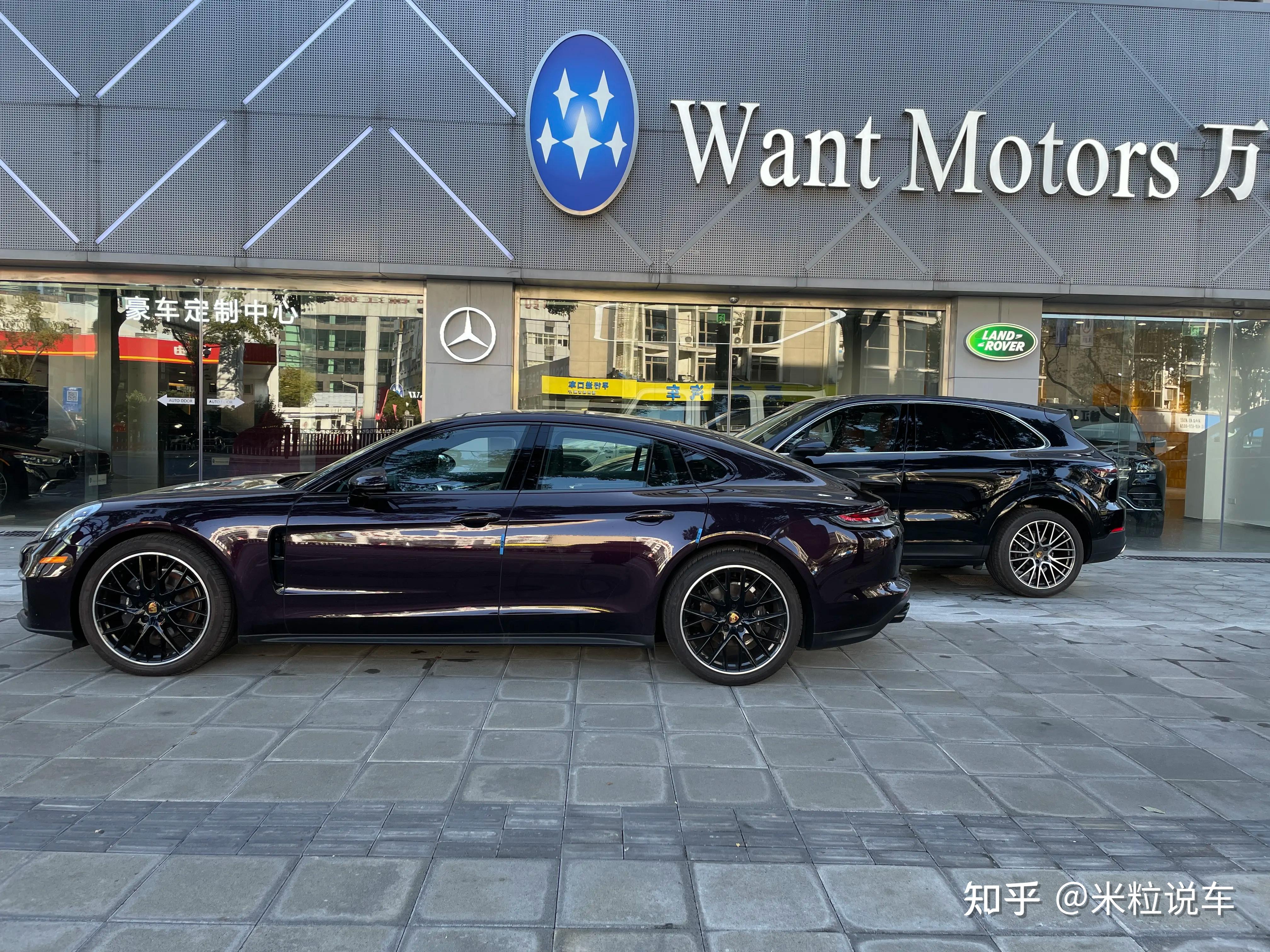 新款平行进口保时捷帕拉梅拉稀缺车漆紫水晶我在上海见到实车啦真的