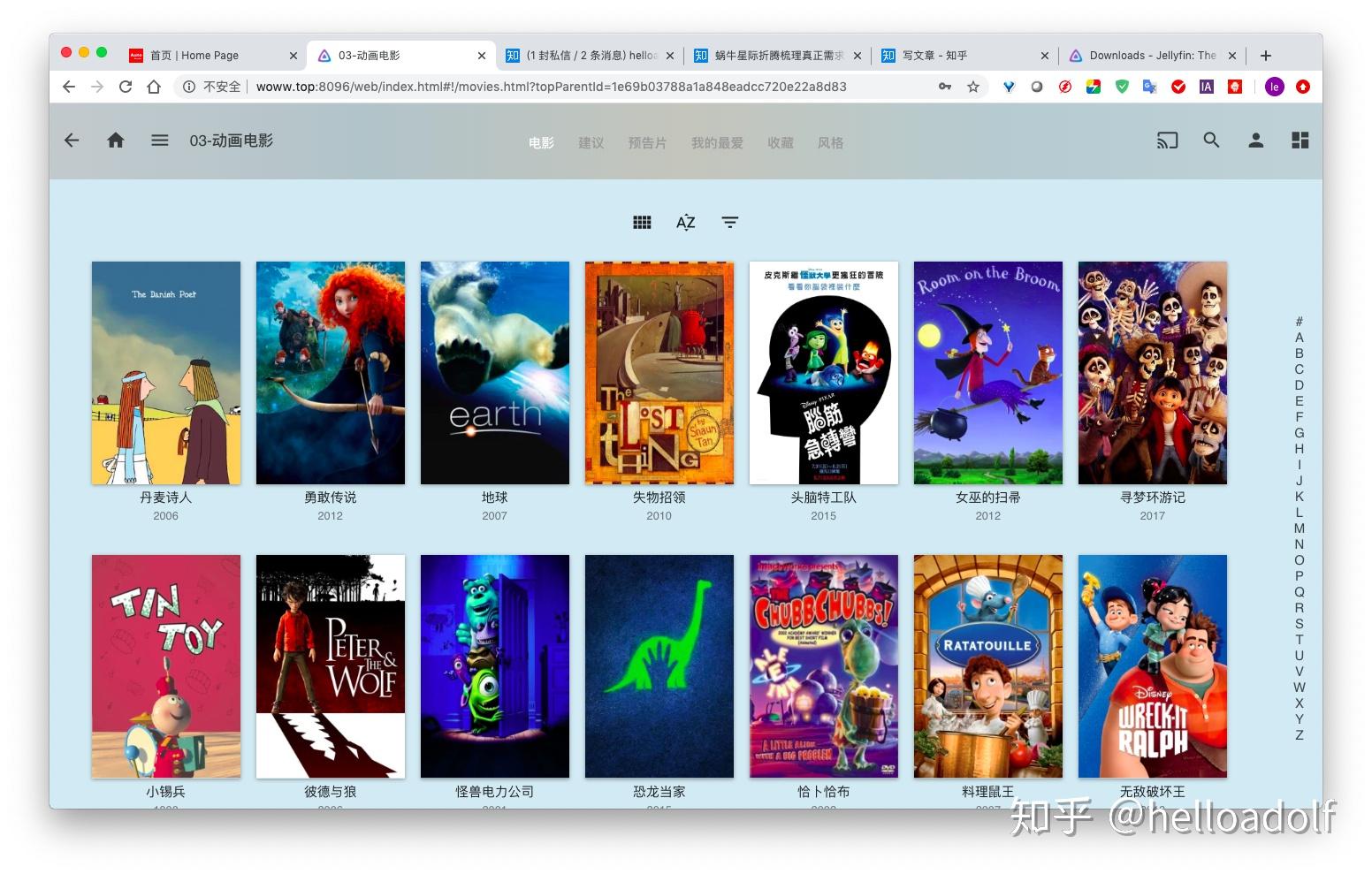 蜗牛星际媒体服务器软件jellyfin介绍