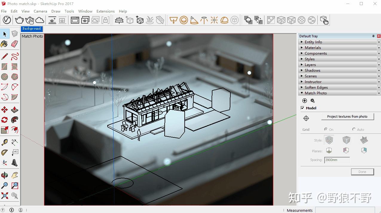 sketchup中怎麼用vray渲染建築比例模型