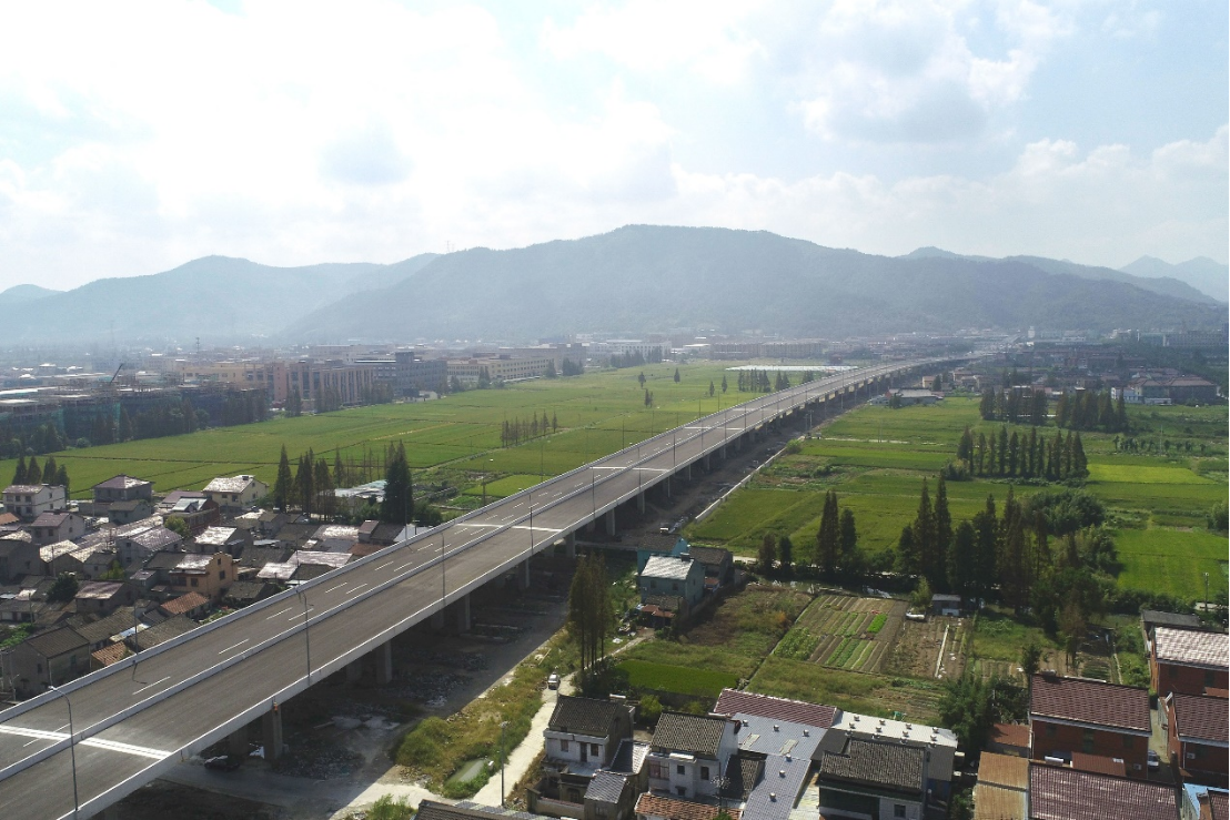宁波又一条重要公路杭州湾新区胜陆公路已进入最后冲刺阶段
