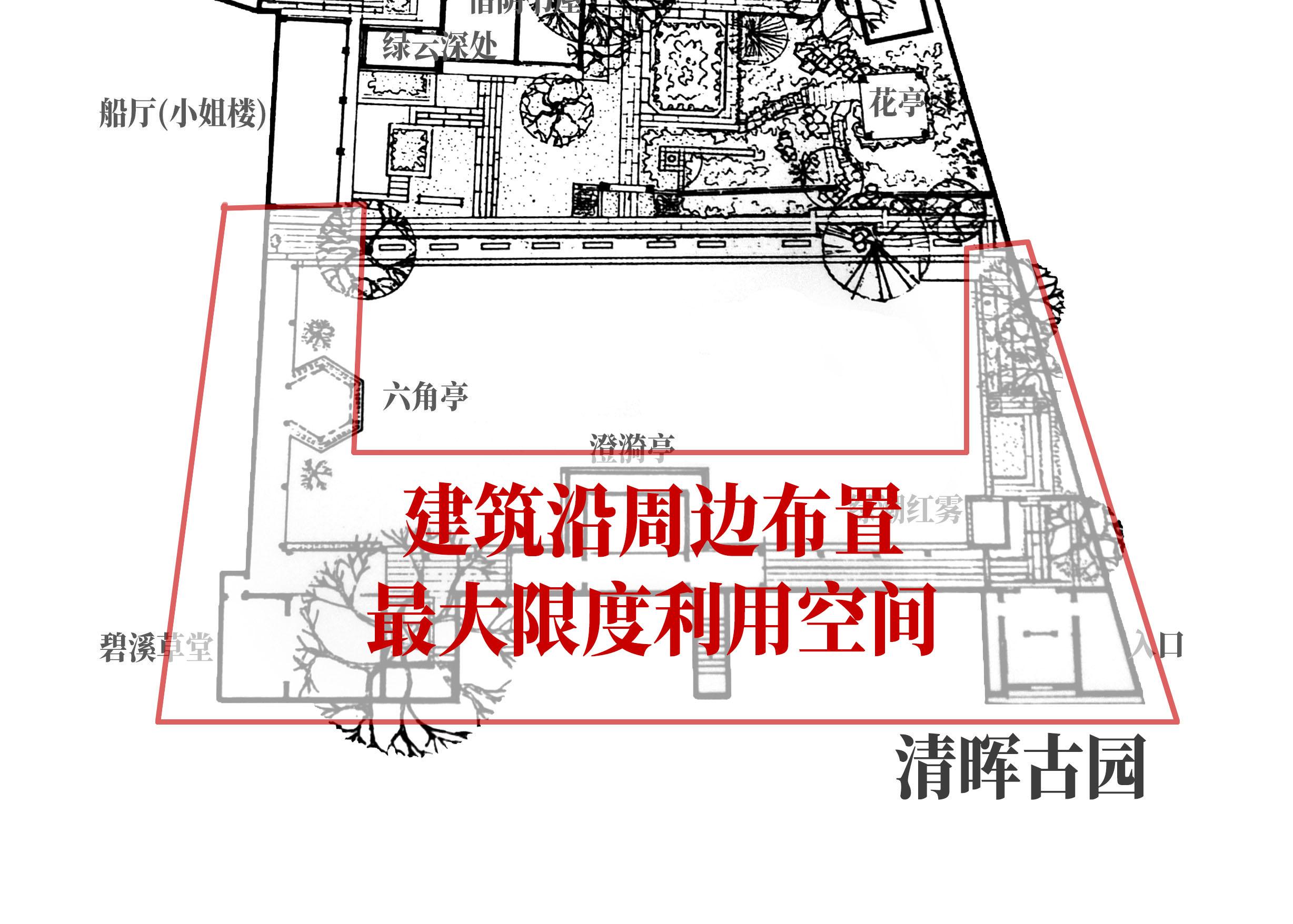 清晖园平面布局图图片