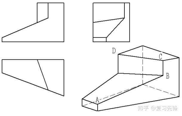 工程制图点的投影练习