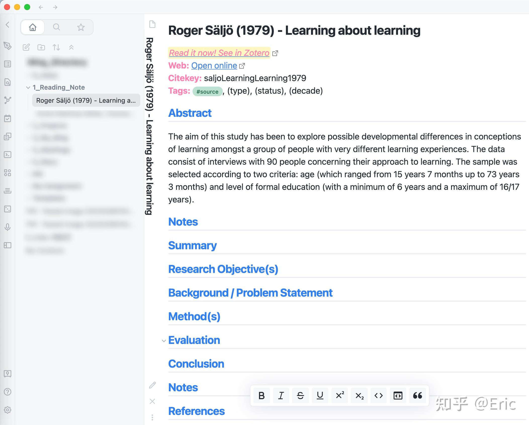 Obsidian+Zotero，通过citation plugin实现文献阅读工作流 知乎