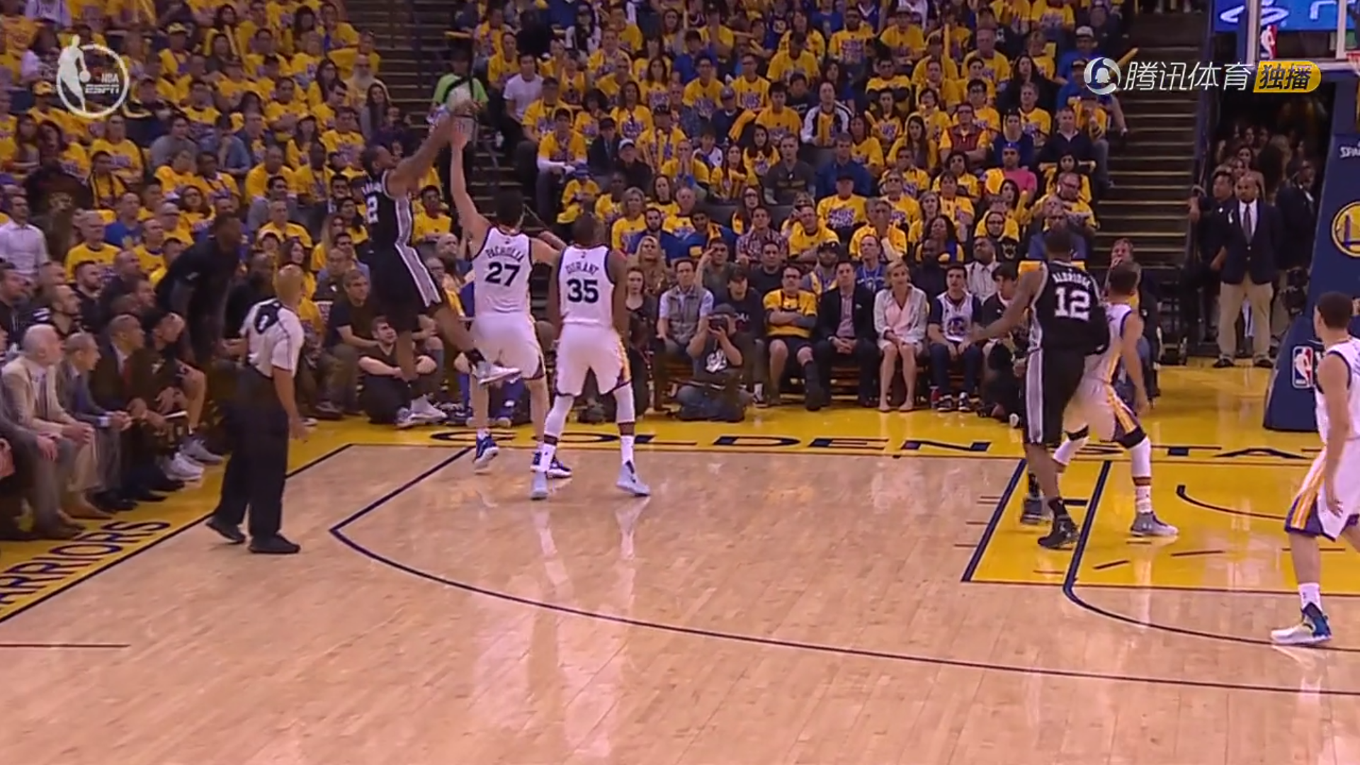 如何评价2017年NBA西部决赛马刺vs勇士第一