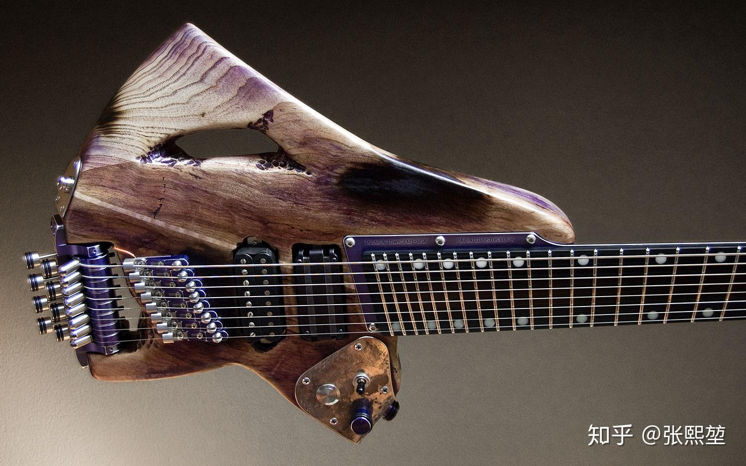 极具赛博朋克感的订制吉他ricktoone