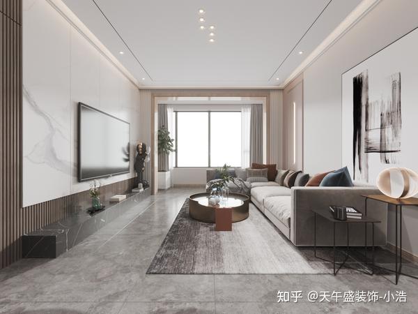 120㎡现代极简风格装修,温馨生活从这里开始 - 知乎