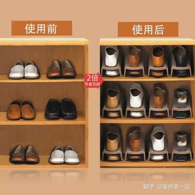 家里的鞋子太多怎么办收下5个收纳小技巧只需3块钱