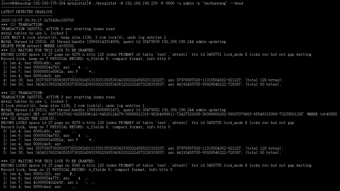Dba mysql 