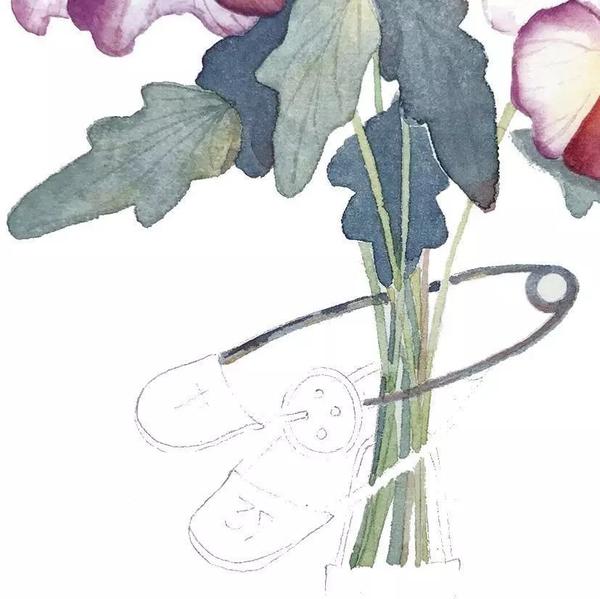 水彩画风格多变 可她笔下的花儿却诗意十足 知乎