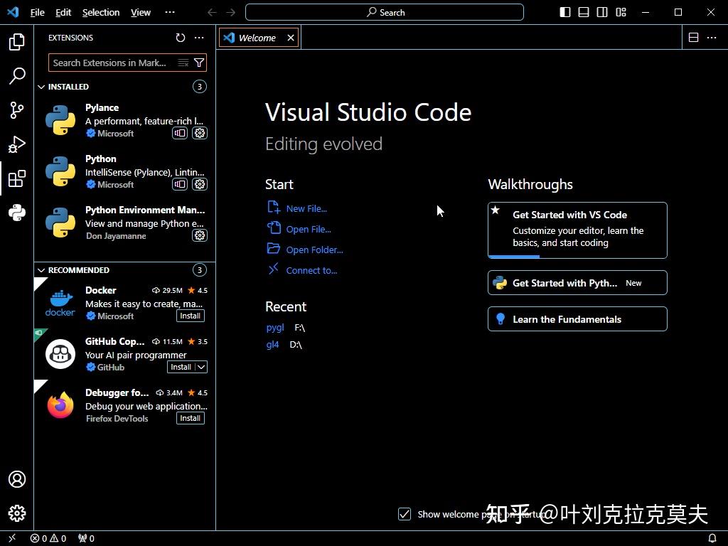 Windows VS Code Python OpenGL windows vs code python opengl