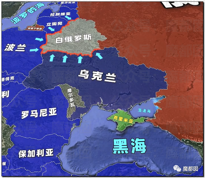 乌克兰与北约地图图片