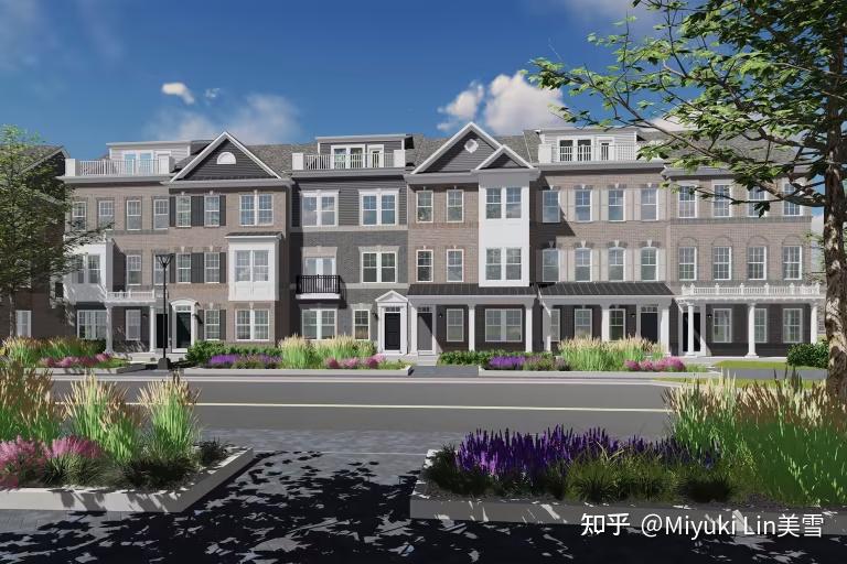 Pulte Towns on the Parkway 靠近Dublin Bridge Park 起步价50万 Townhouse 知乎