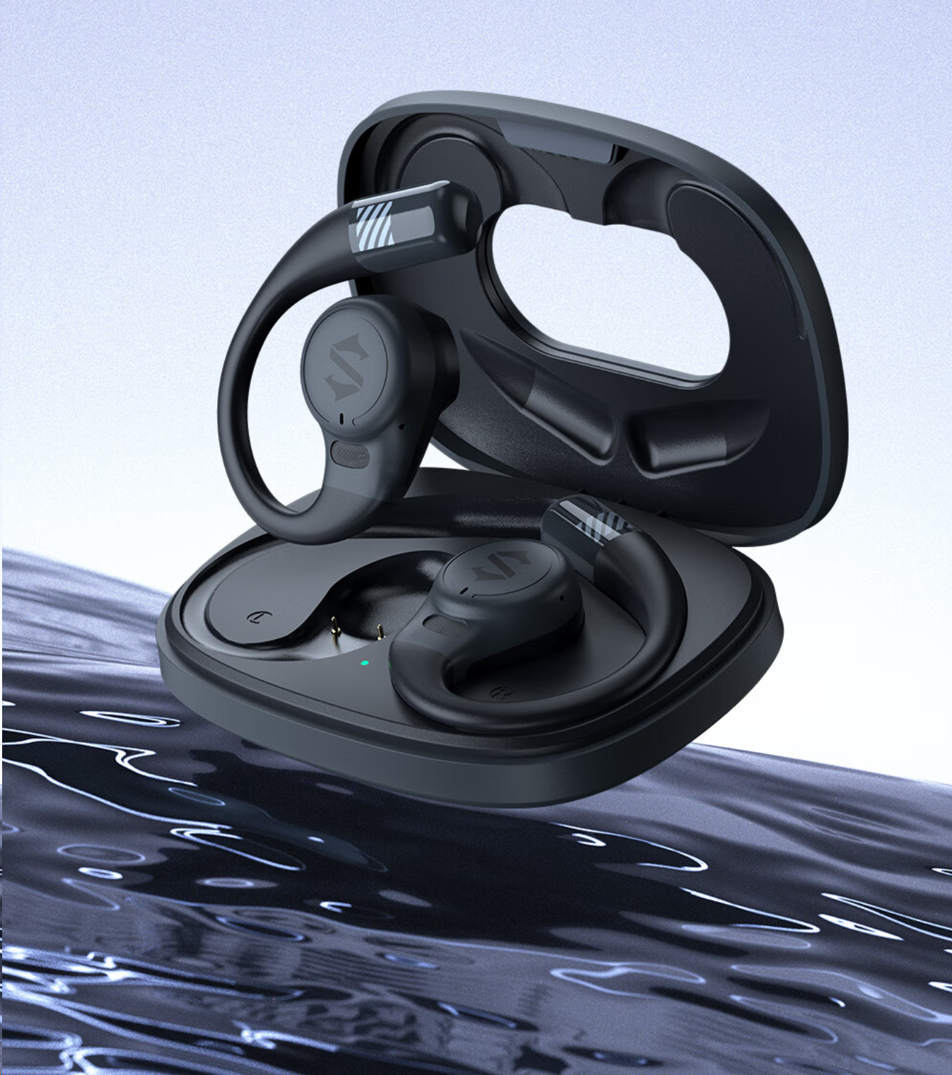 黑鲨首款开放式耳机,黑鲨全新开放式蓝牙耳机发布,内置16.2mm动圈单元