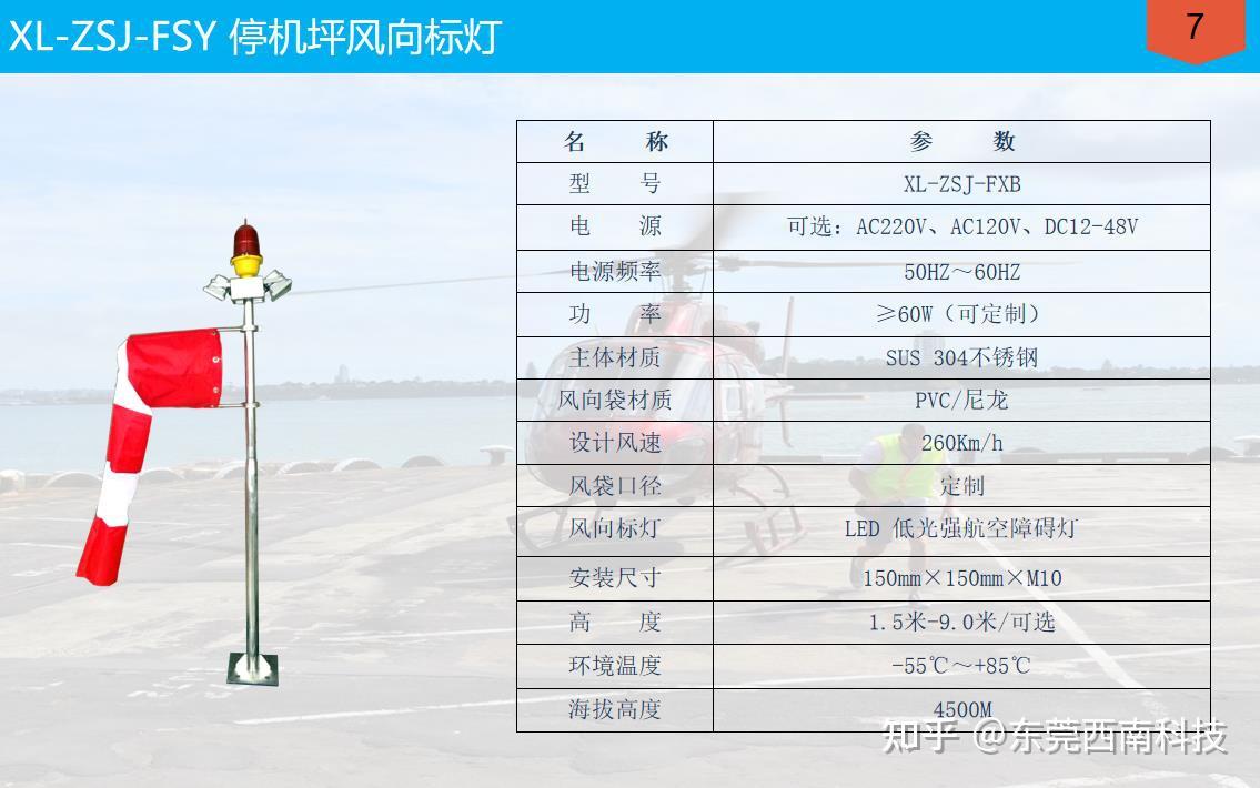 根據icao規定每個機場必須至少設置一個風向標直升機場風向標燈