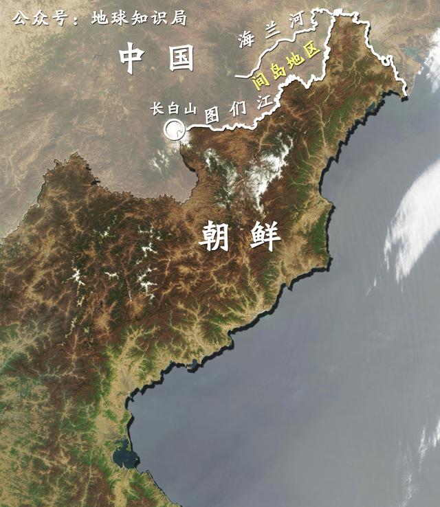 图们江与海兰河之间的间岛地区随之他们得到了日本的支持主张主权