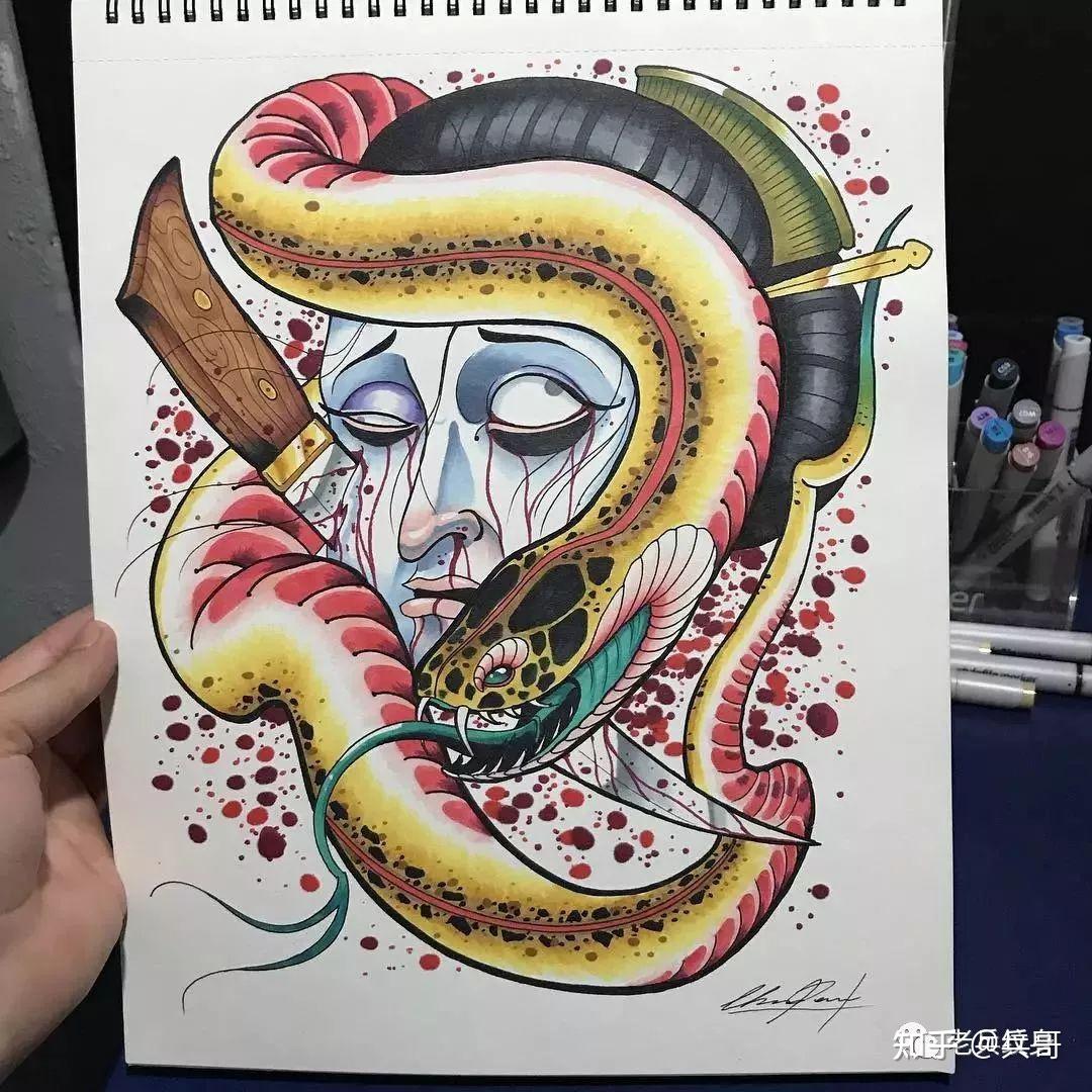 日式经典元素中的生首纹身,为什么那么多人都喜欢? - 知乎