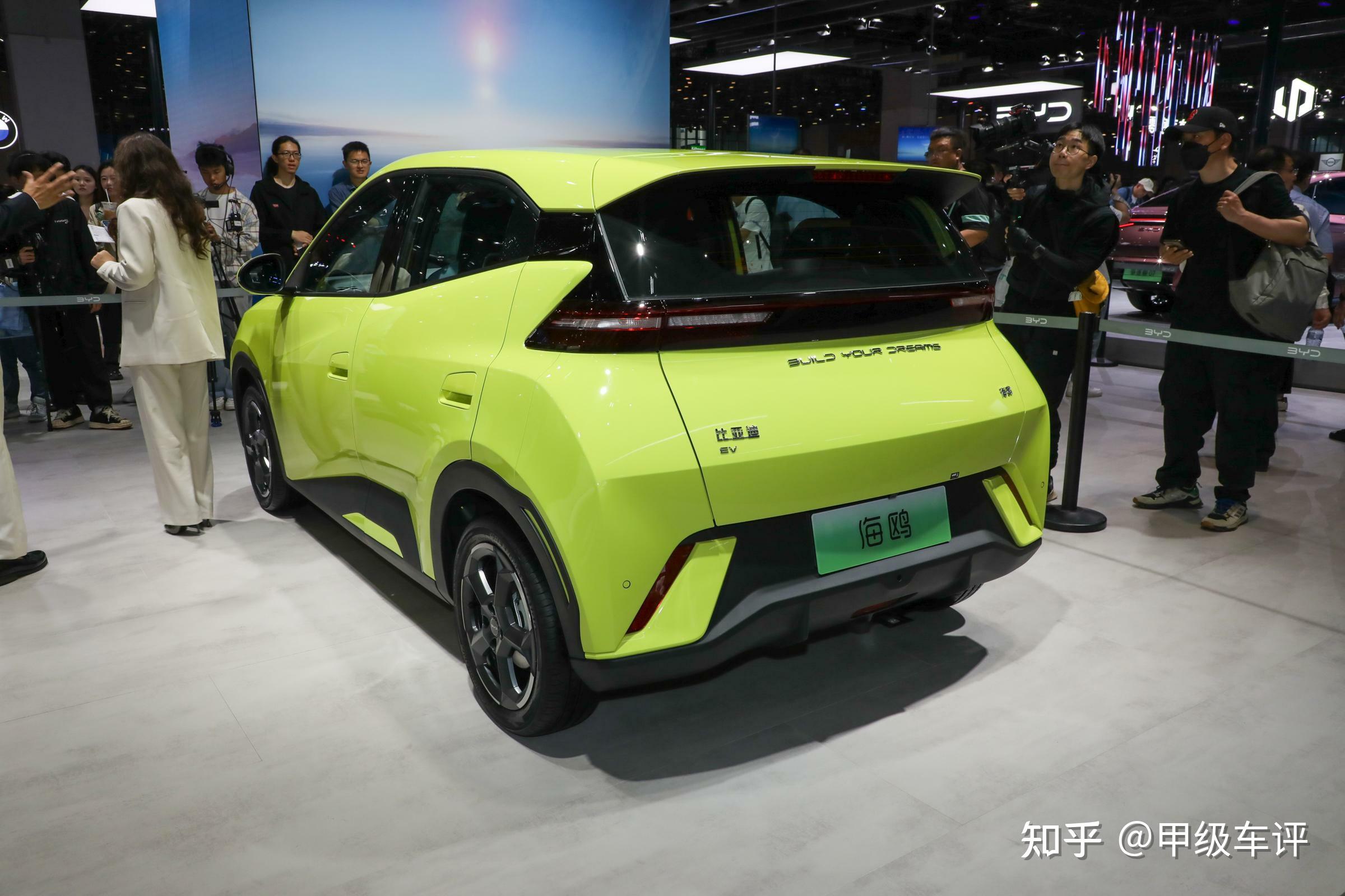 近6个月平均销量两万六,静态评测比亚迪纯电新物种"海鸥"