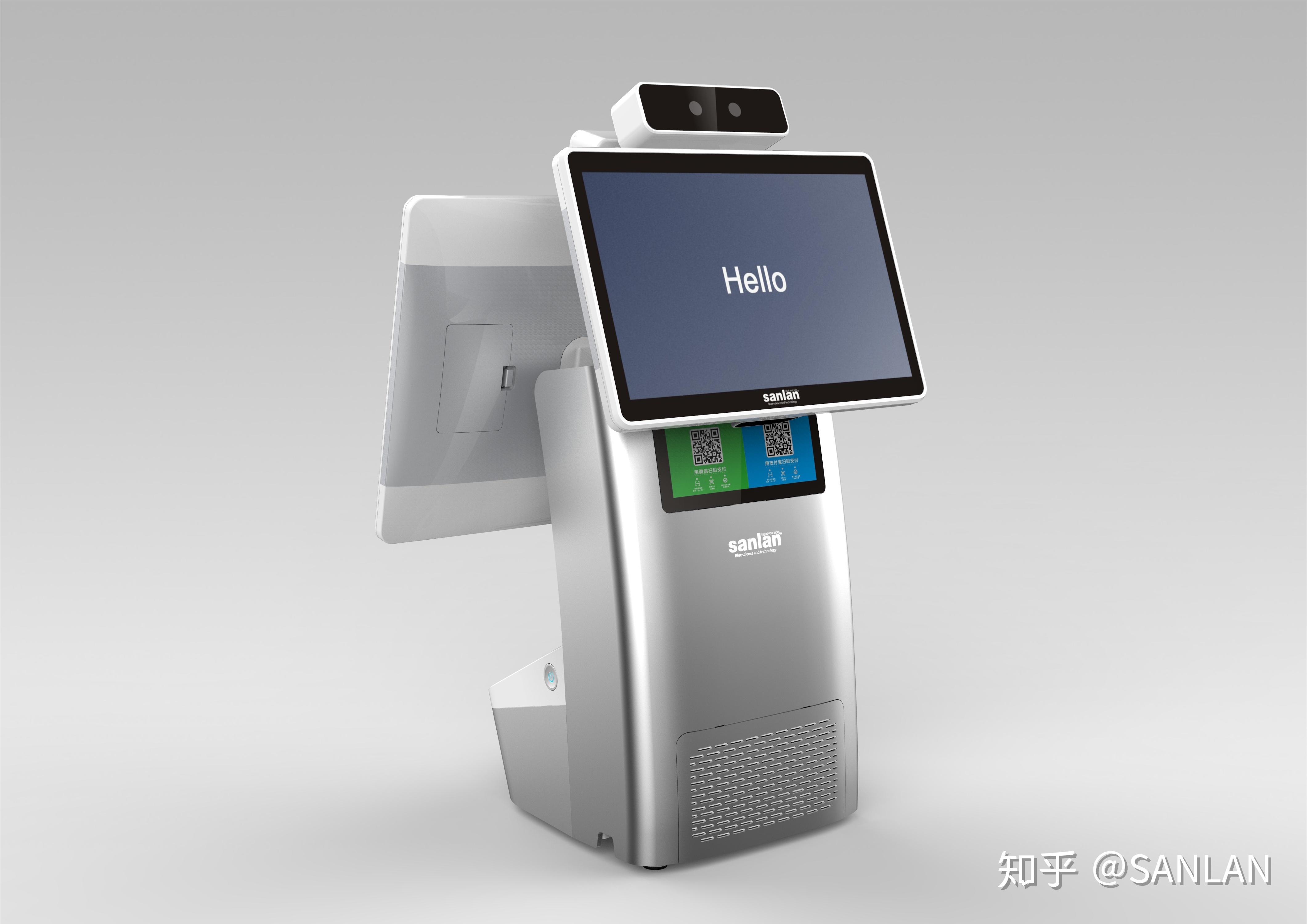 三蓝ai刷脸支付智能收银机