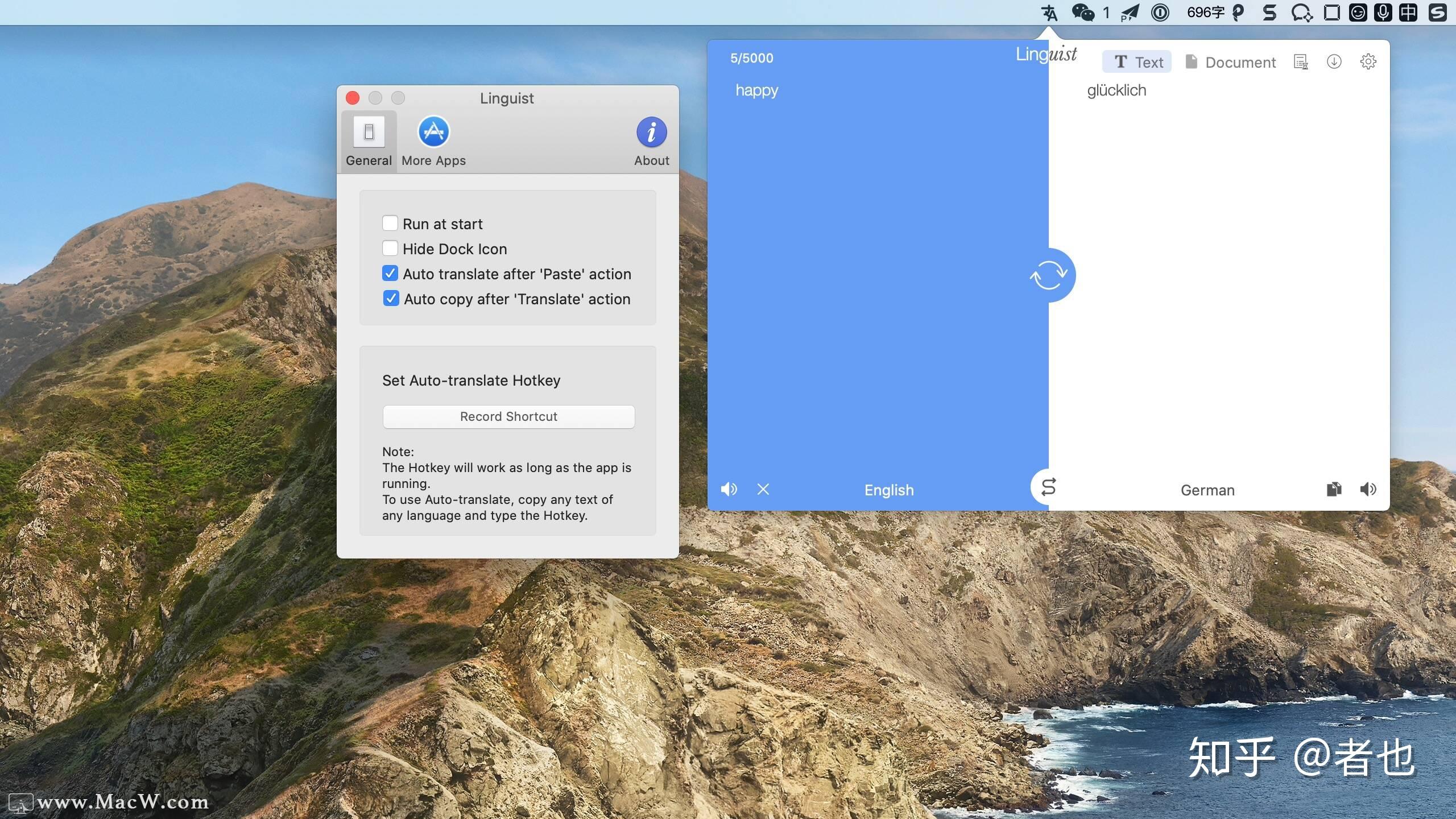 linguistformacmac菜单栏语言翻译工具