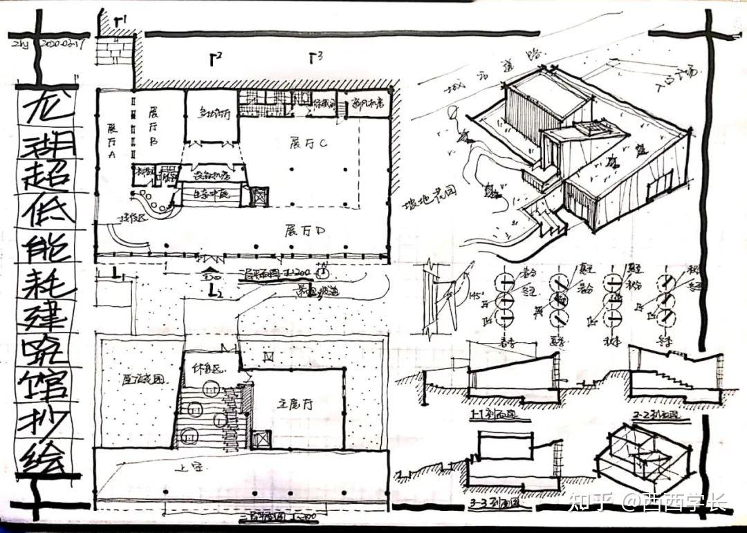 快題經驗丨關於建築快題案例抄繪方法的超全總結