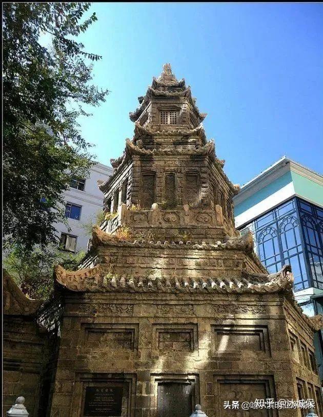 在哈尔滨生活了这么久你了解省眼科医院门前的张氏墓塔吗